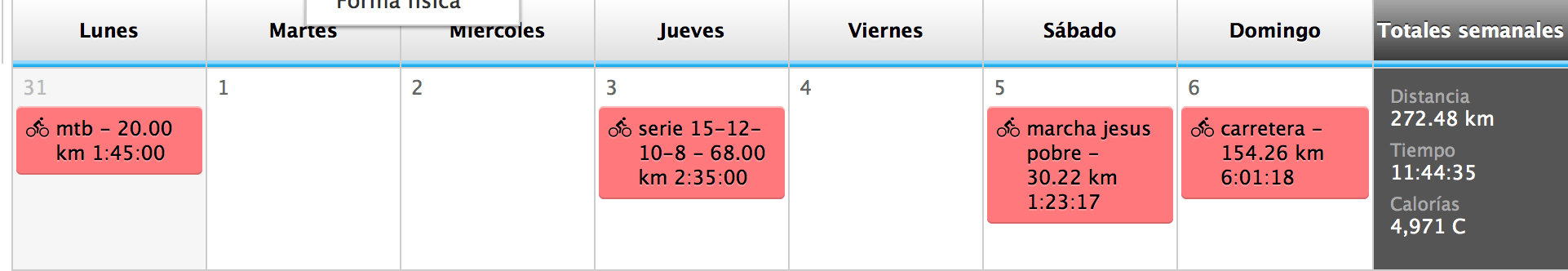 Semana 7 planificación mtb