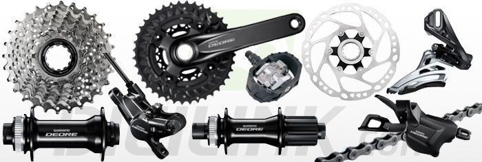 Grupos Completos Shimano MTB